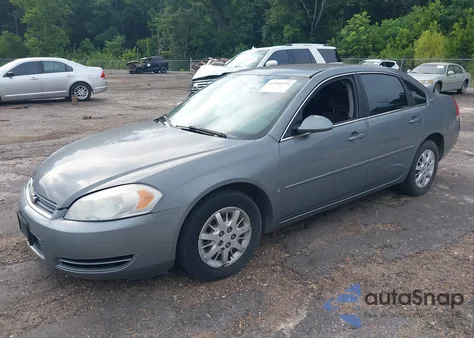 2007 Chevrolet Impala Police из США, поврежденный, VIN 2G1WS55R579240694